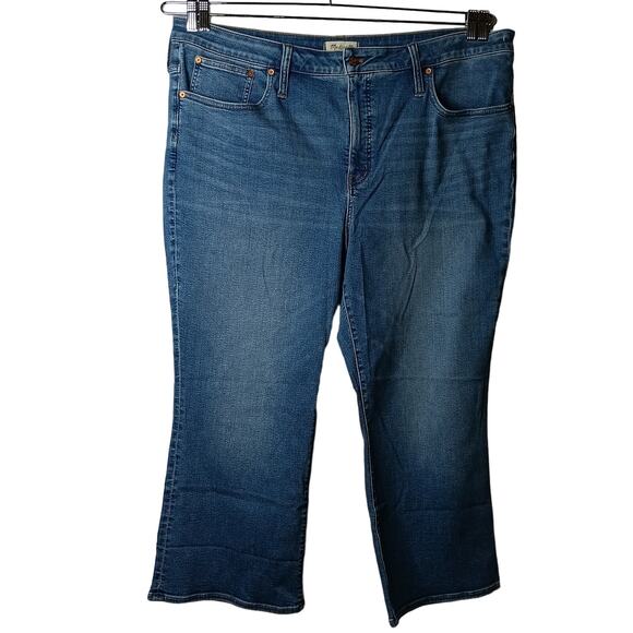 Madewell Denim - Madewell Women's High Rise Cali Demi Boot Cropped Jeans Plus Size 24W New
